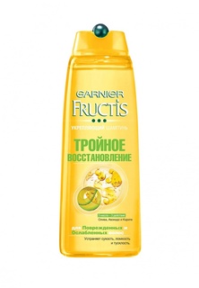 Шампунь Garnier Fructis, Тройное восстановление, укрепляющий, для поврежденных и ослабленных волос, 250 мл