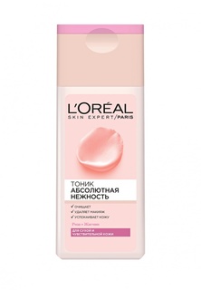 Тоник LOreal Paris Абсолютная нежность, для сухой и чувствительной кожи, 200 мл