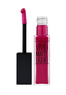 Помада Maybelline New York жидкая матовая Vivid Matte, оттенок 40, Ягодная вспышка, 7,7 мл