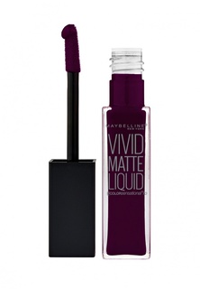 Декоративная косметика Maybelline New York жидкая матовая Vivid Matte Тон 45 глубокий сливовый