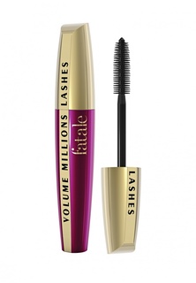 Тушь LOreal Paris для ресниц Объем миллиона ресниц Фаталь, для объема и разделения, черная, 9,4 мл