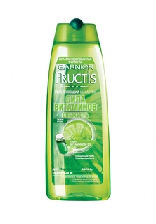 Шампунь Garnier Fructis, Сила витаминов, Свежесть, укрепляющий, для нормальных волос, склонных к жирности, 400 мл