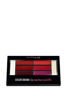 Палетка Maybelline New York для губ Color Contour Red