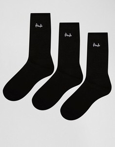 3 пары носков Pringle - Черный