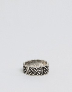 Кольцо с кельтским дизайном ASOS - Серебряный