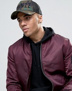 Камуфляжная кепка Twinzz Trucker - Зеленый