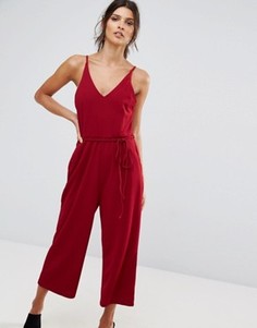 Комбинезон с юбкой-брюками Ax Paris - Красный