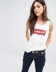 Футболка с логотипом Levis - Белый