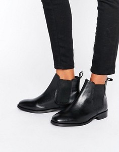 Кожаные ботинки челси Office Amble - Черный