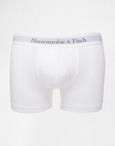 Боксеры-брифы с логотипом на поясе Abercrombie & Fitch - Белый