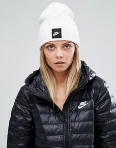 Шапка-бини с логотипом Nike Futura - Белый
