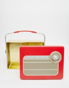 Коробка для завтрака в виде старинного радиоприемника Temerity Jones - Мульти