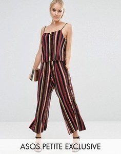 Комбинируемые брюки-галифе в полоску из комплекта ASOS PETITE - Мульти