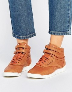 Розовые высокие кроссовки Reebok X Face Freestyle - Розовый