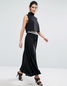 Плиссированная юбка макси Vero Moda - Черный