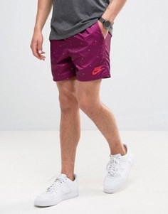 Фиолетовые тканые шорты Nike 833879-665 - Фиолетовый