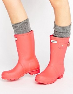 Высокие резиновые сапоги Hunter Original - Розовый