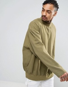 Oversize-рубашка цвета хаки ASOS - Зеленый