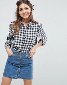 Рубашка бойфренда в клеточку ASOS - Мульти