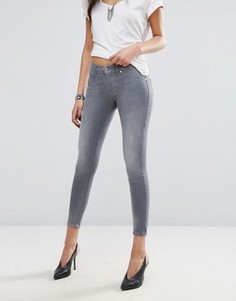 Зауженные укороченные джинсы длиной до щиколотки Diesel Livier - Серый