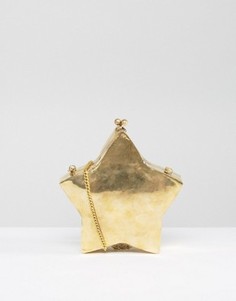 Структурированная сумка ручной работы в форме звезды Park Lane - Золотой