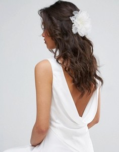 Заколка для волос с цветком ASOS Wedding - Кремовый
