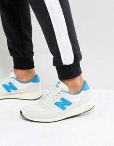 Белые винтажные кроссовки New Balance 420 MRL420SW - Белый