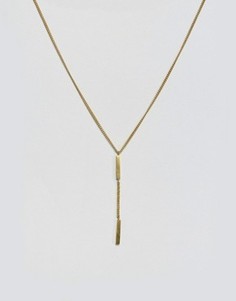 Ожерелье c подвеской-планкой Made - Золотой