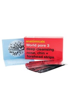Anatomicals World Pore 3 - Очищающие полоски для носа, подбородка и лба - Бесцветный