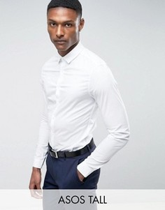 Белая рубашка скинни ASOS TALL - Белый