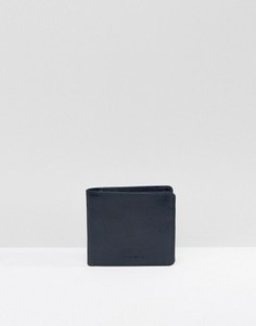 Темно-синий кожаный бумажник Jack Wills Inver - Темно-синий