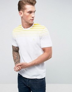 Белая облегающая футболка в градиентную полоску Original Penguin - Белый