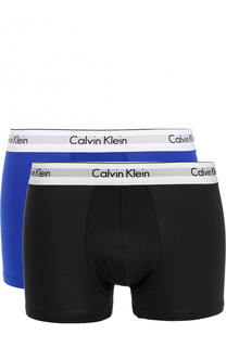 Комплект из двух хлопковых боксеров с широкой резинкой Calvin Klein