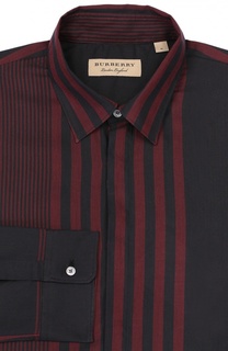 Хлопковая сорочка с воротником кент Burberry