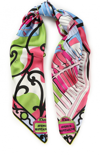 Шелковый платок с принтом Emilio Pucci