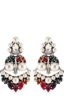 Серьги с жемчужинами и кристаллами Swarovski Anton Heunis