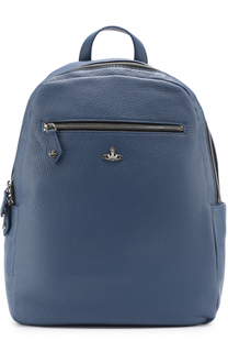 Кожаный рюкзак с внешними карманами на молнии Vivienne Westwood
