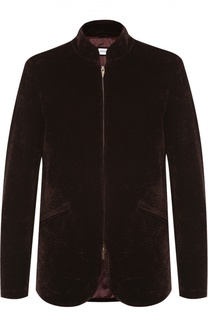 Куртка на молнии с воротником-стойкой Armani Collezioni