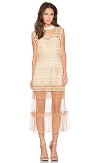 Цельнокроеное платье с подкладкой - self-portrait