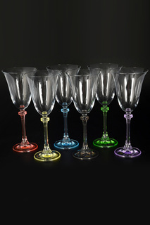 Бокалы для вина 250 мл, 6 шт. Crystalite Bohemia