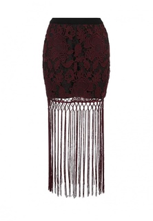 Юбка LOST INK FRINGED LACE MINI