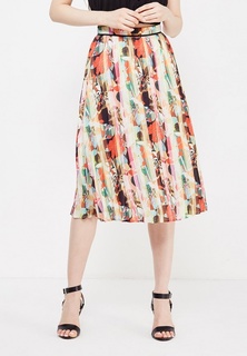 Юбка LOST INK HAMMERED SATIN PLEATED SKIRT