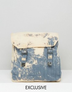 Выбеленный рюкзак Reclaimed Vintage Inspired - Синий