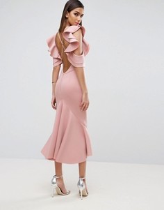 Платье миди ASOS PREMIUM - Розовый