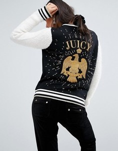 Университетская куртка с орлом Juicy Couture - Черный