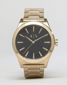 Золотистые часы-браслет из нержавеющей стали Armani Exchange AX2328 - Золотой