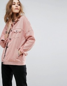 Выбеленная джинсовая куртка Vero Moda - Розовый