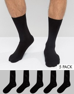 5 пар носков Burton Menswear - Черный