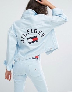 Спортивная куртка в стиле 90-х Tommy Jeans - Синий