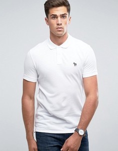 Белая облегающая футболка-поло с логотипом PS by Paul Smith - Белый